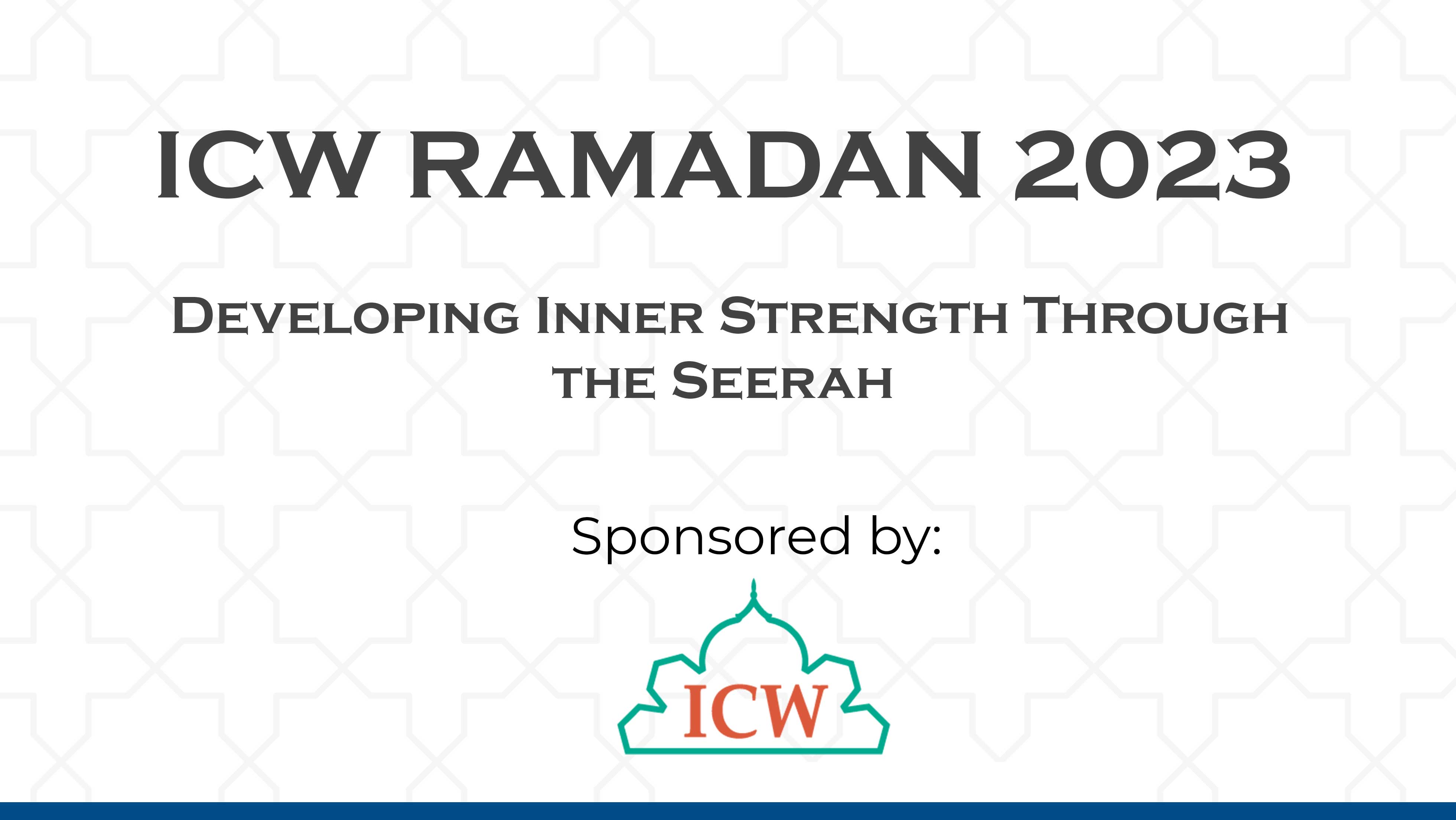 ICW - Ramadan 2023