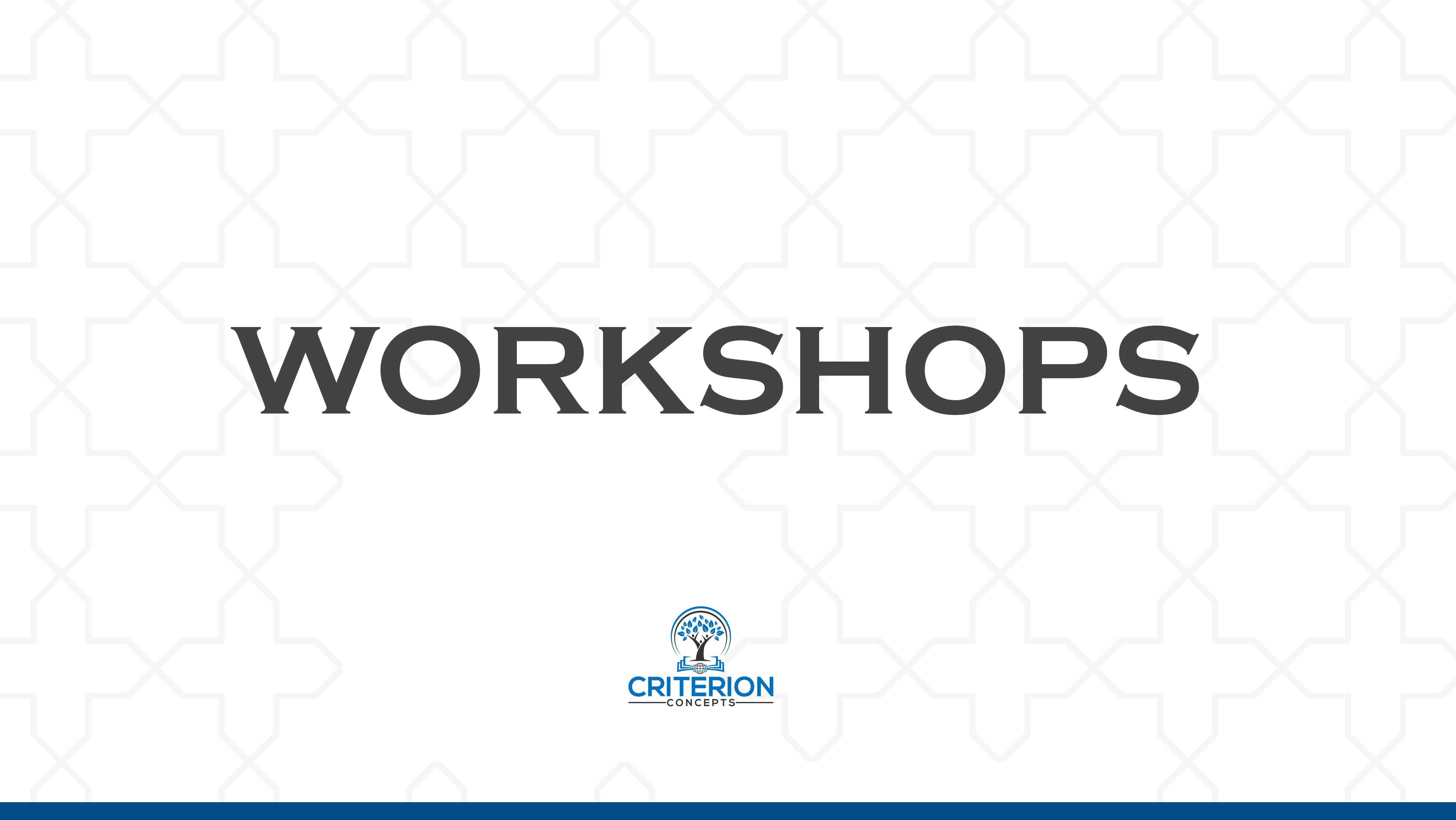 Sample Workshops 